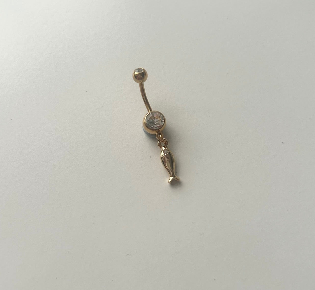 Gold Fish Belly Ring