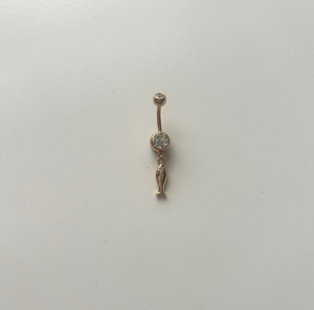 Gold Fish Belly Ring