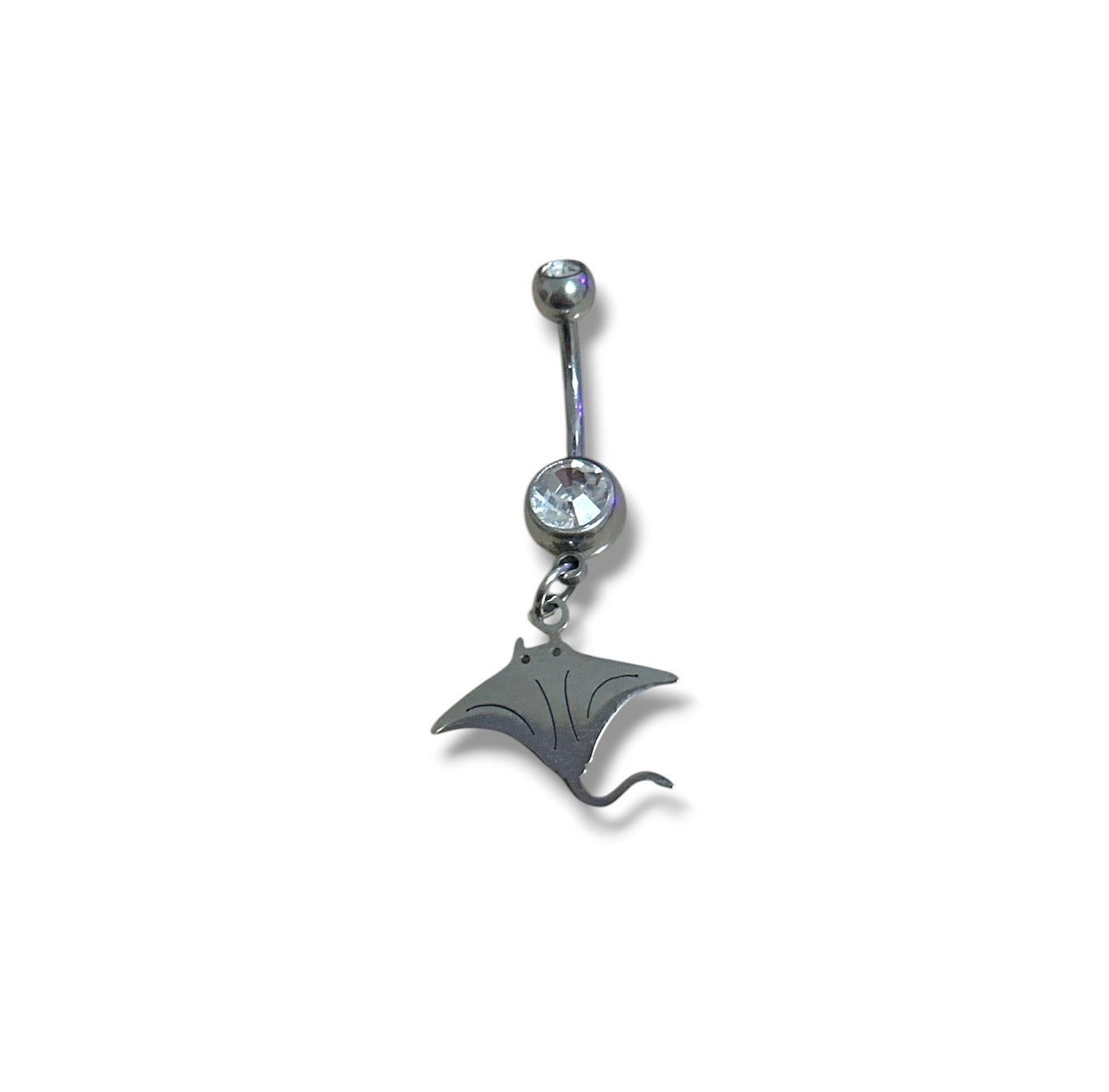 Manta Ray Belly Ring