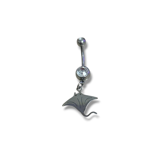 Manta Ray Belly Ring
